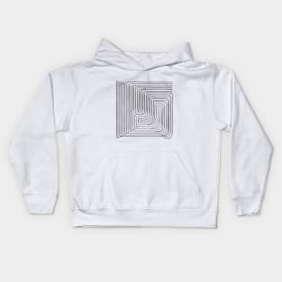 Not Perfect Lines | NOptical Illusion | Minimal Magic 1 Kids Hoodie